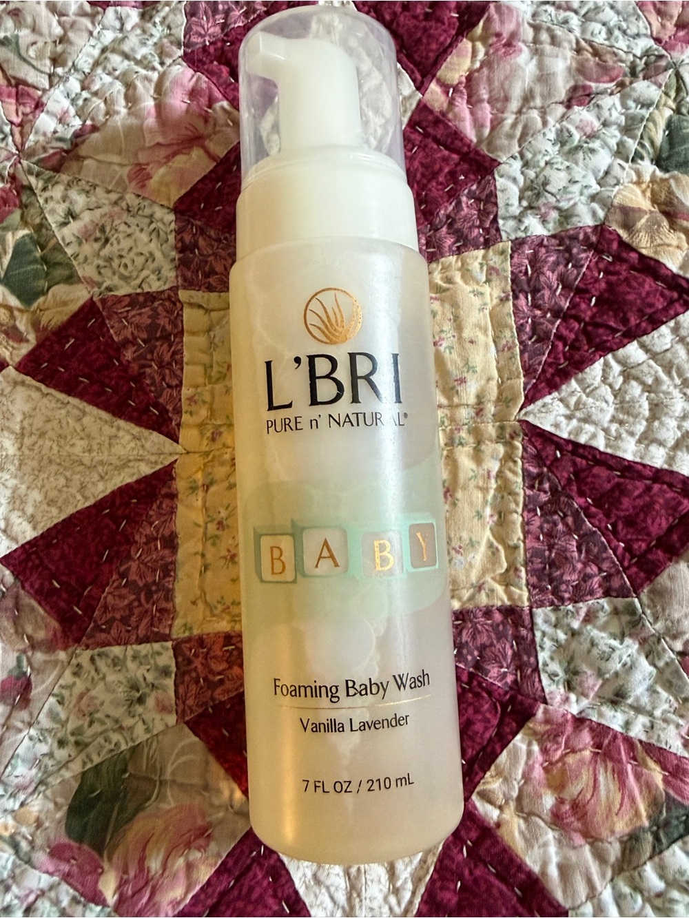 Baby Foaming Baby Wash - Vanilla Lavender (White)